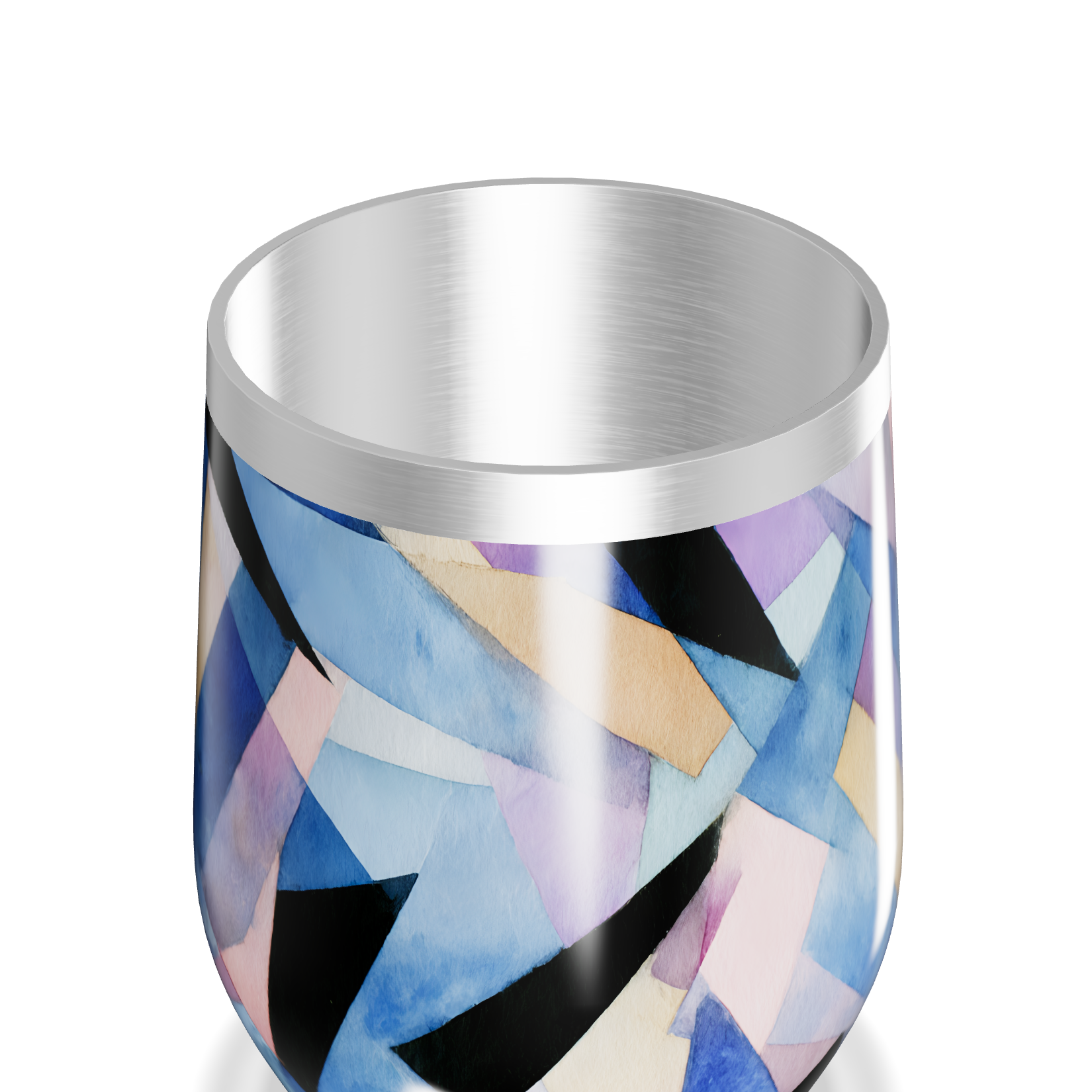 Copo Térmico Slim - Colorido Geométrico Inox