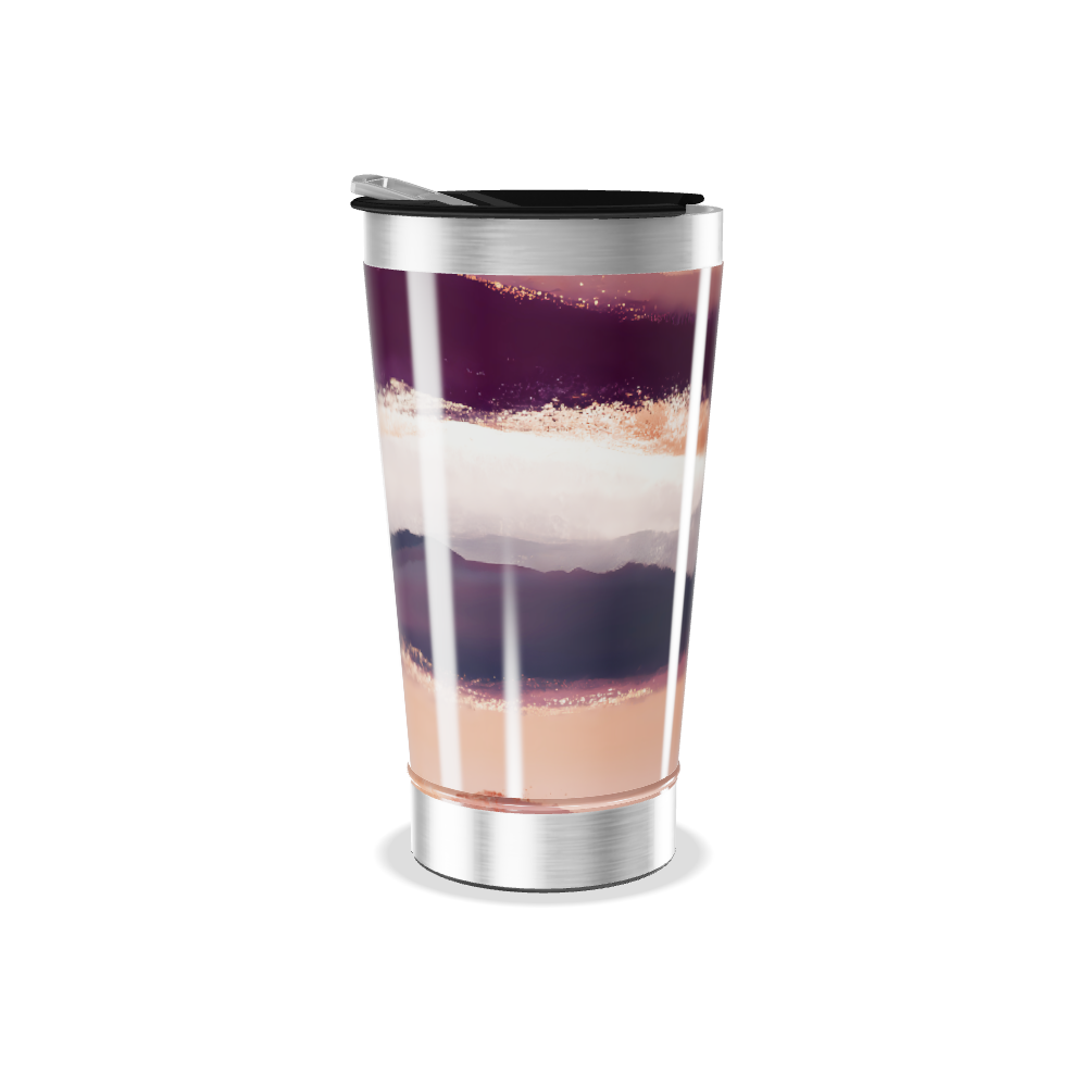 Copo Térmico - Paisagem Colorida Inox