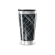 Copo Térmico - Preto com Linhas Brancas
