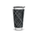 Copo Térmico - Preto com Linhas Brancas
