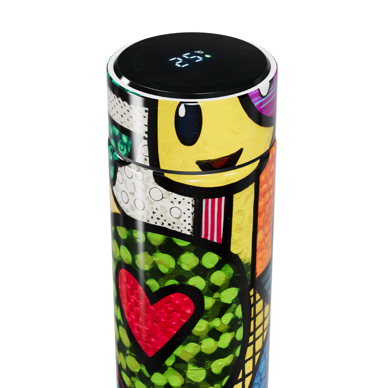 Garrafa Térmica Touch - Colorida Estampada