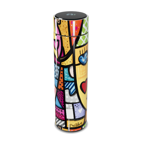 Garrafa Térmica Touch - Estampa Colorida Artística