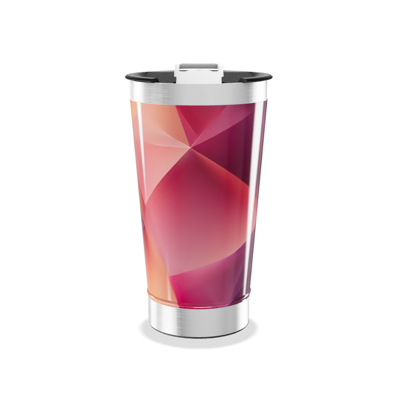 Copo Térmico - Estampa Geométrica Colorida