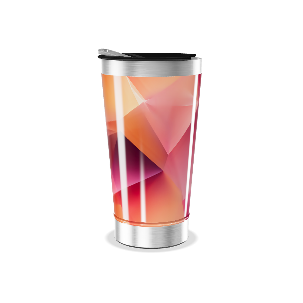 Copo Térmico - Estampa Geométrica Colorida