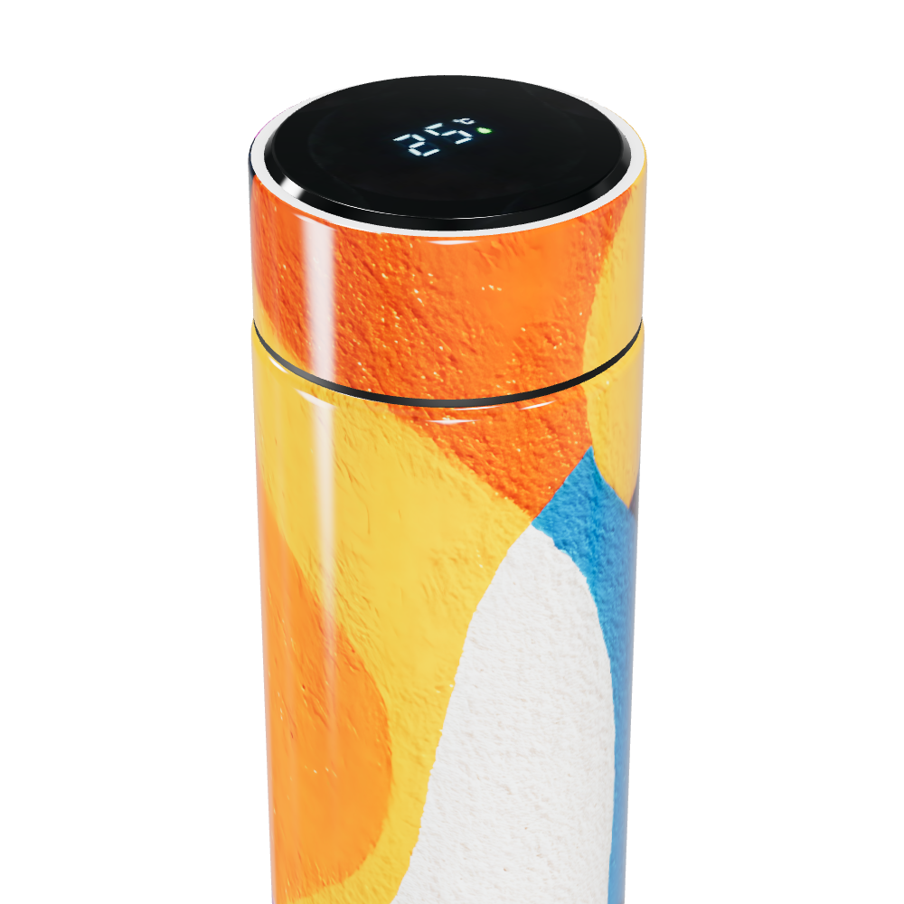 Garrafa Térmica Touch - Colorida com Display LED