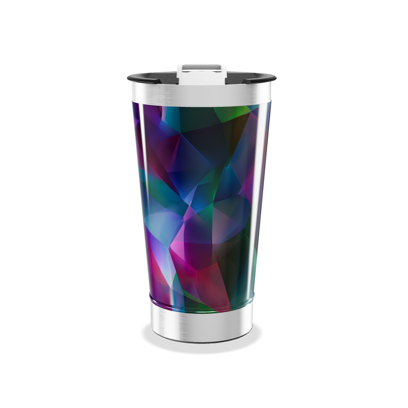 Copo Térmico - Estampa Geométrica Colorida