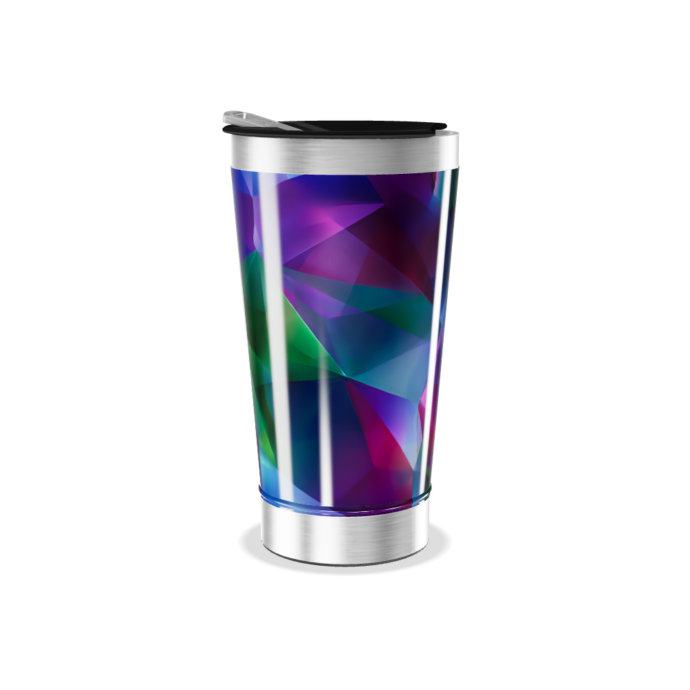 Copo Térmico - Estampa Geométrica Colorida