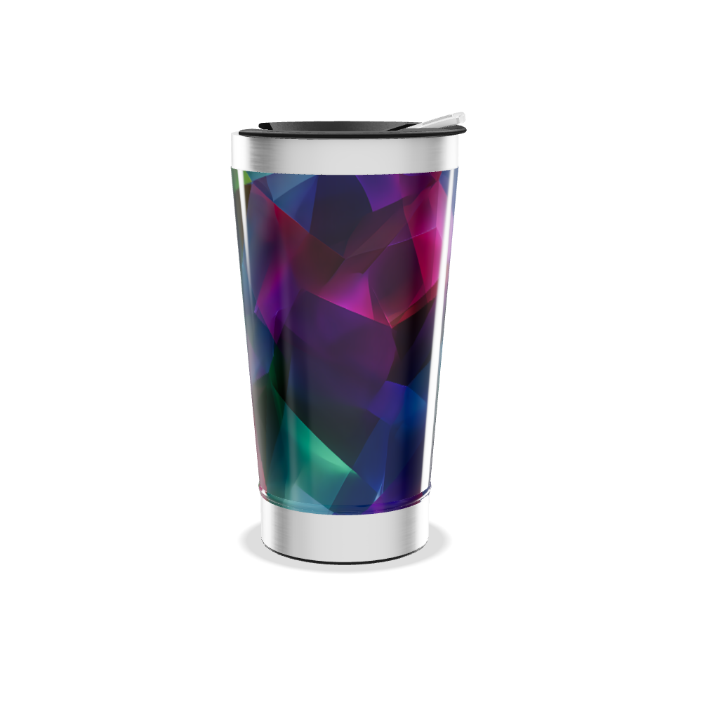 Copo Térmico - Estampa Geométrica Colorida