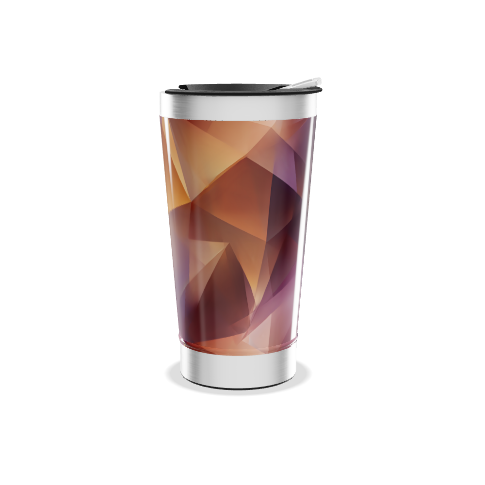 Copo Térmico - Geométrico Colorido Inox
