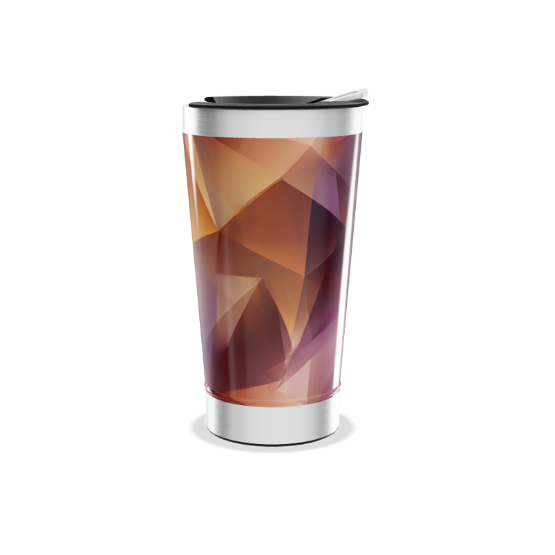 Copo Térmico - Geométrico Colorido Inox