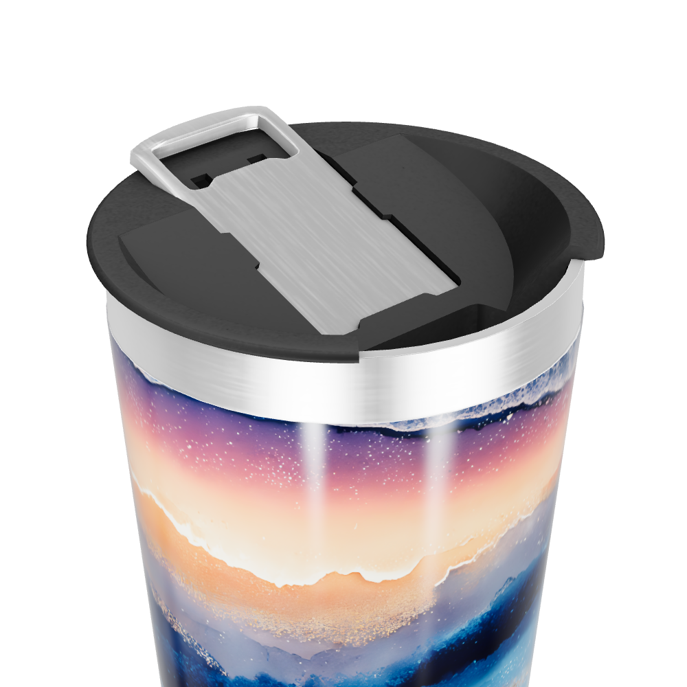 Copo Térmico - Estampa Paisagem Azul