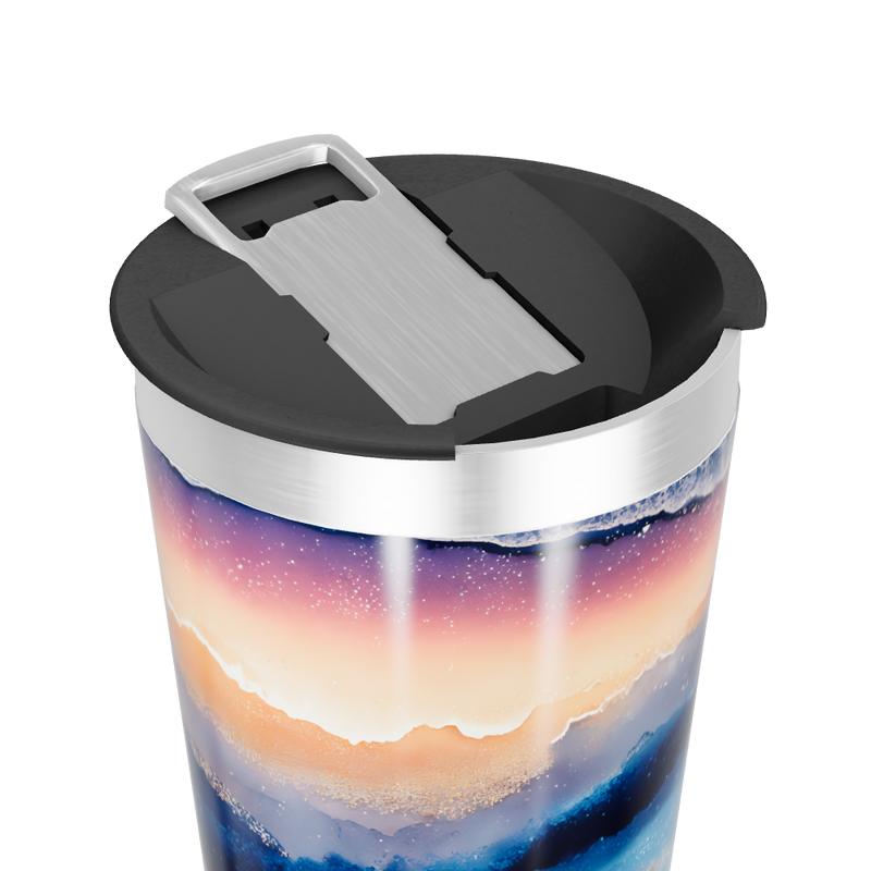 Copo Térmico - Estampa Paisagem Azul