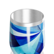 Copo Térmico Slim - Azul Geométrico Inox