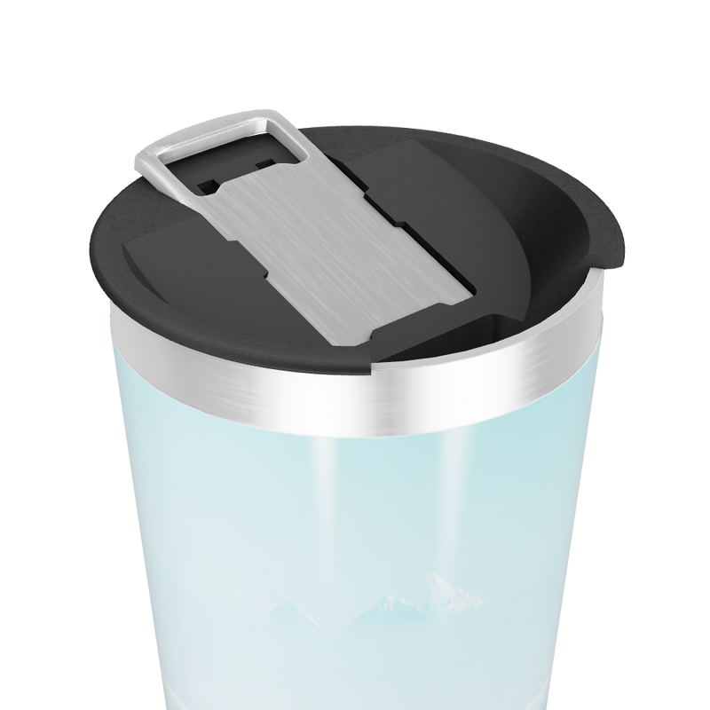 Copo Térmico - Paisagem Azul Inox