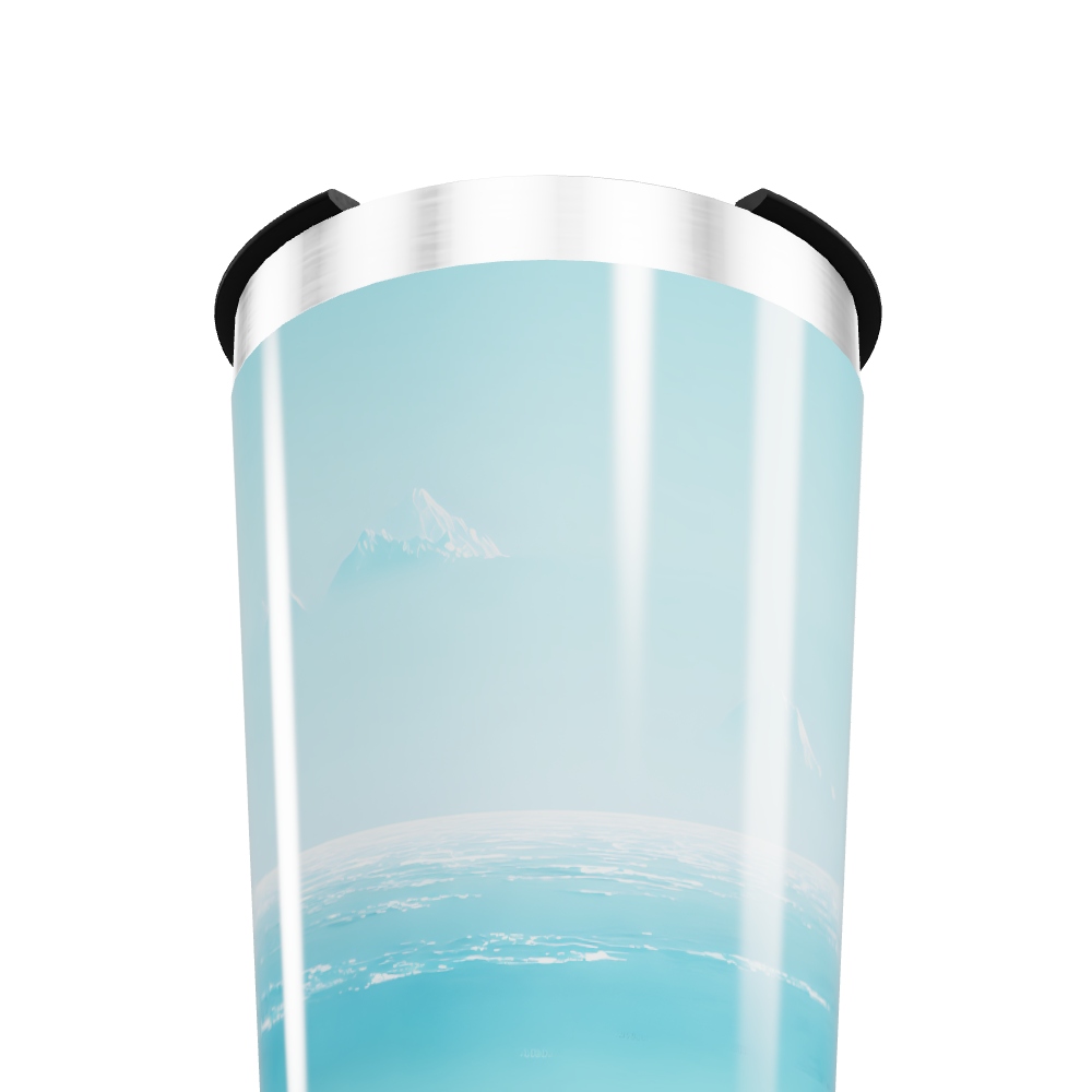 Copo Térmico - Paisagem Azul Inox