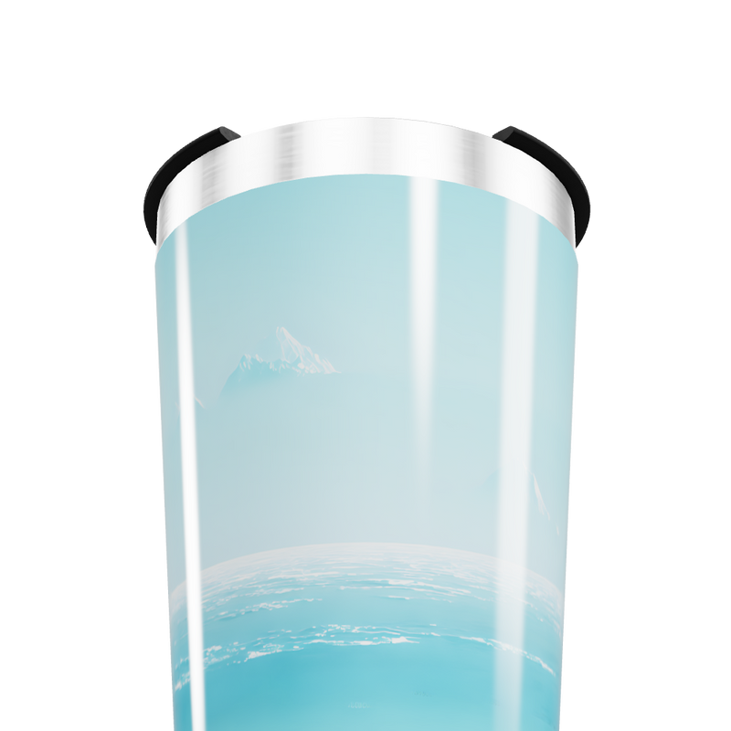 Copo Térmico - Paisagem Azul Inox