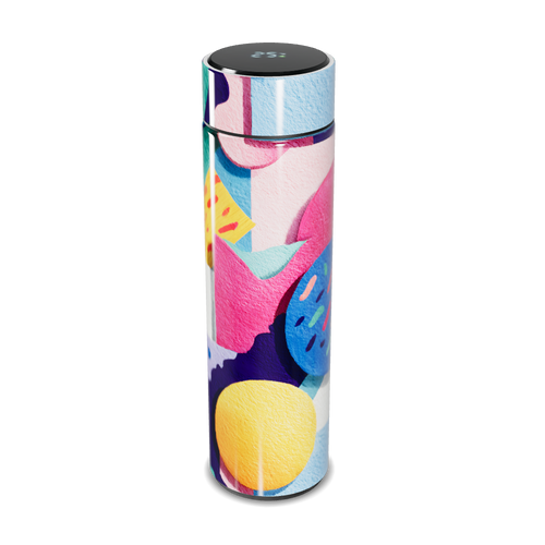 Garrafa Térmica Touch - Estampa Colorida