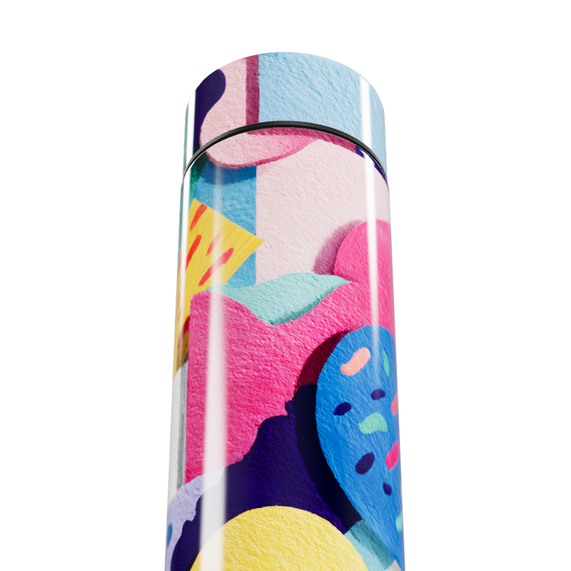 Garrafa Térmica Touch - Estampa Colorida