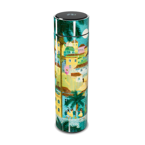 Garrafa Térmica Touch - Estampa Tropical Colorida