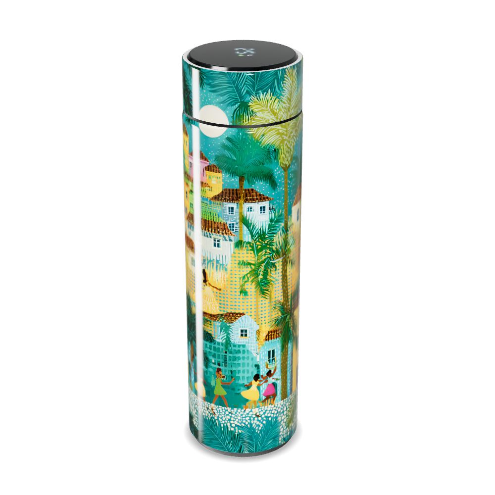 Garrafa Térmica Touch - Estampa Tropical Colorida