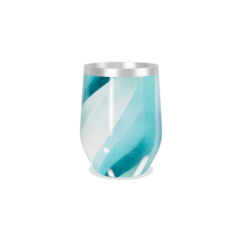 Copo Térmico Slim - Azul Degradê Inox