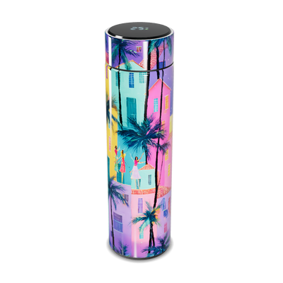 Garrafa Térmica Touch - Estampa Colorida Tropical