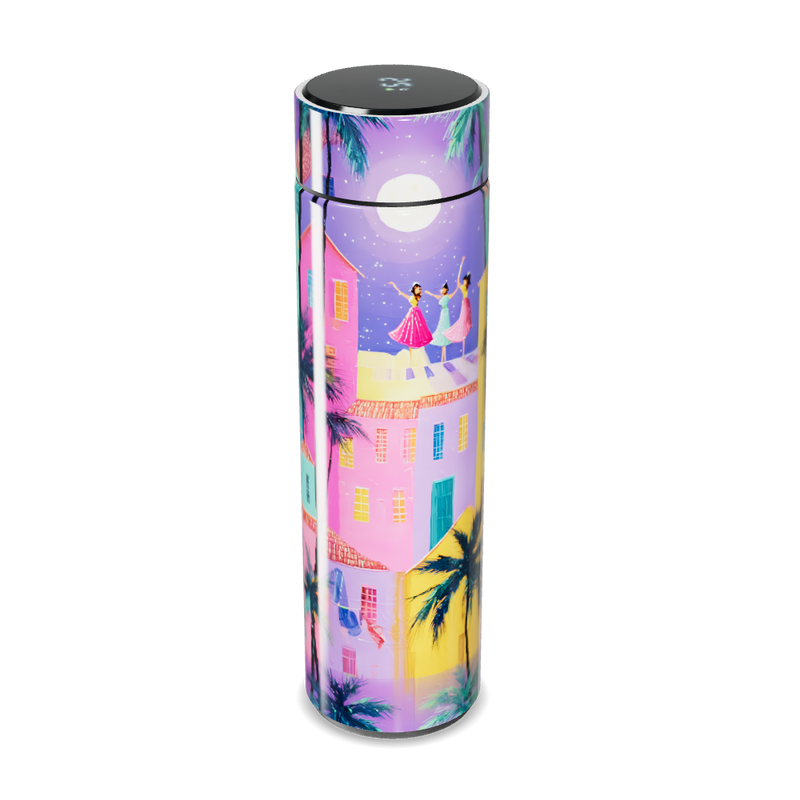 Garrafa Térmica Touch - Estampa Colorida Tropical