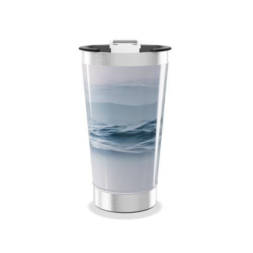 Copo Térmico - Estampa Oceano Aço Inox