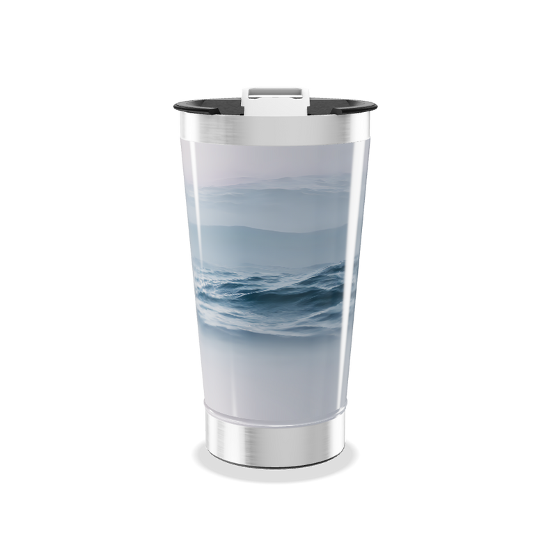 Copo Térmico - Estampa Oceano Aço Inox