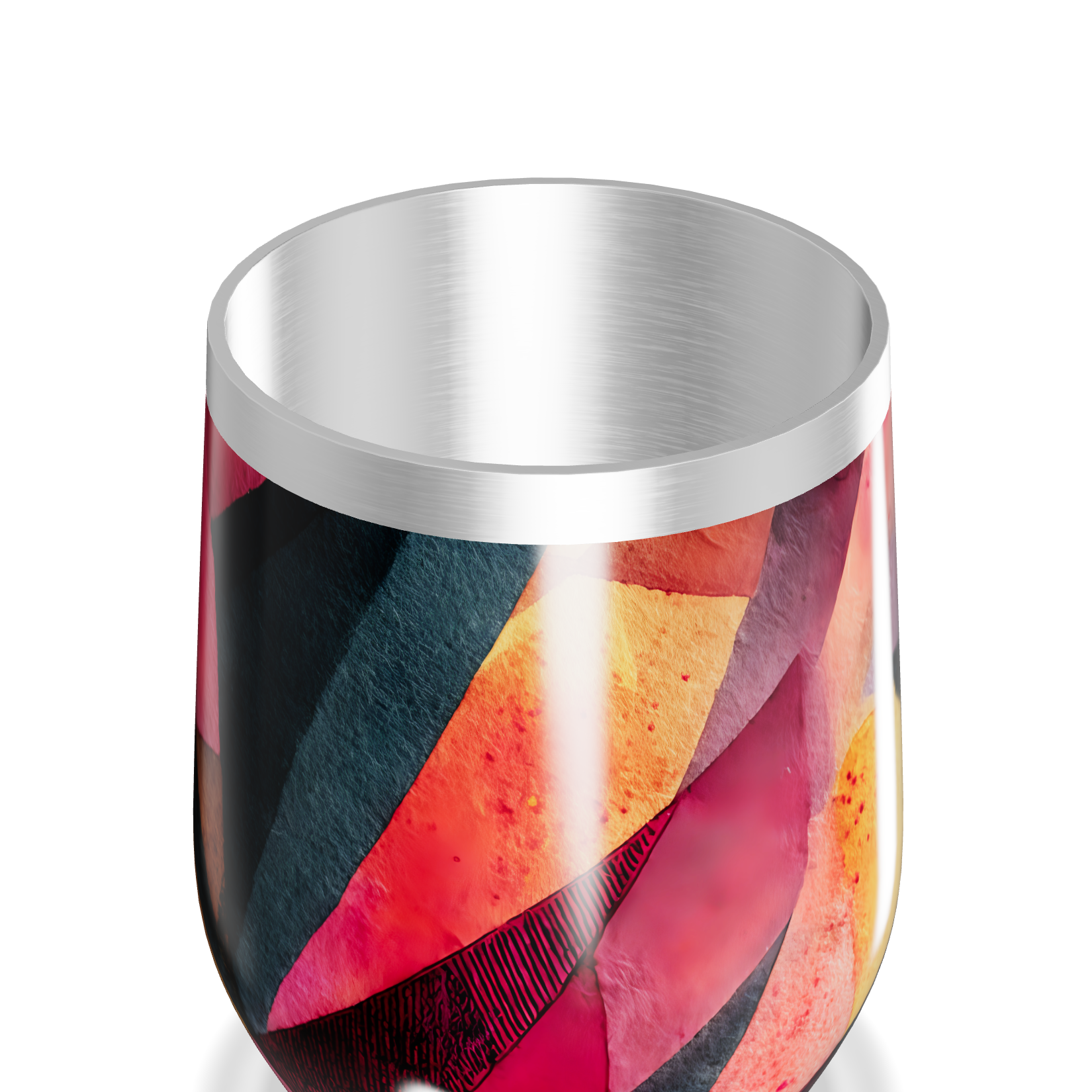 Copo Térmico Slim - Estampado Colorido Inox