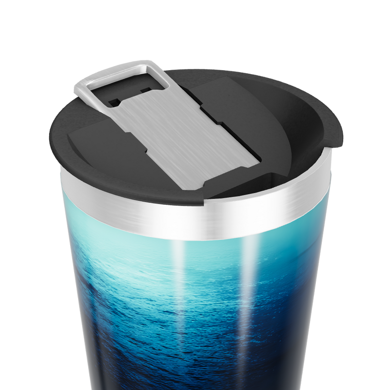 Copo Térmico - Gradiente Azul Inox