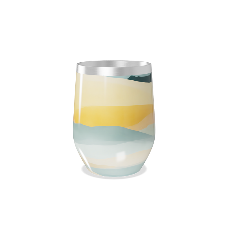 Copo Térmico Slim - Estampado Cores Pastel