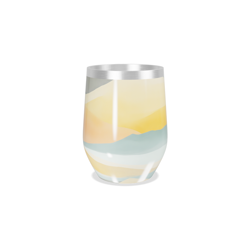 Copo Térmico Slim - Estampado Cores Pastel