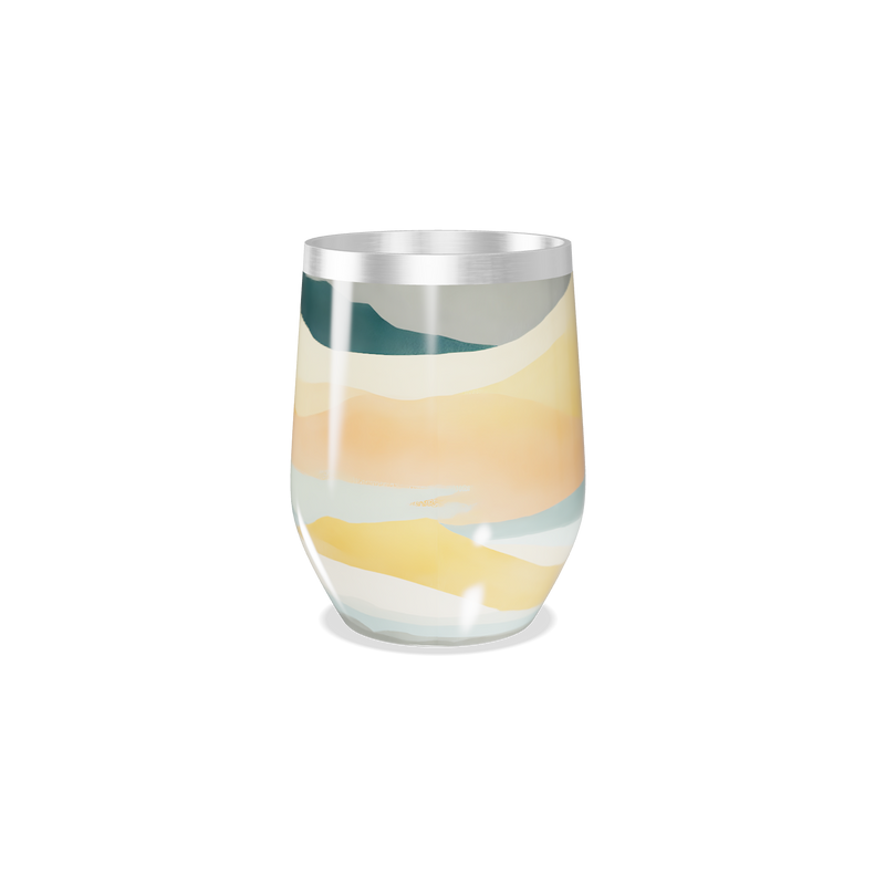 Copo Térmico Slim - Estampado Cores Pastel