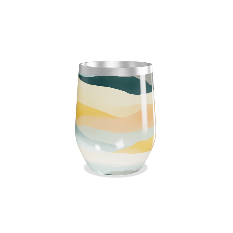 Copo Térmico Slim - Estampado Cores Pastel