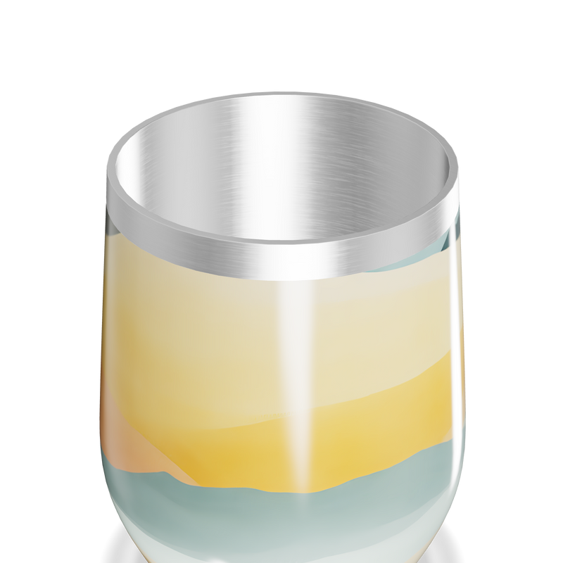 Copo Térmico Slim - Estampado Cores Pastel