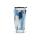 Copo Térmico - Azul com pintura abstrata