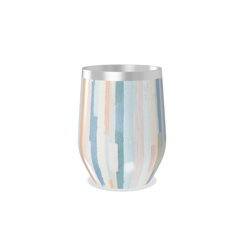 Copo Térmico Slim - Listrado Multicolorido