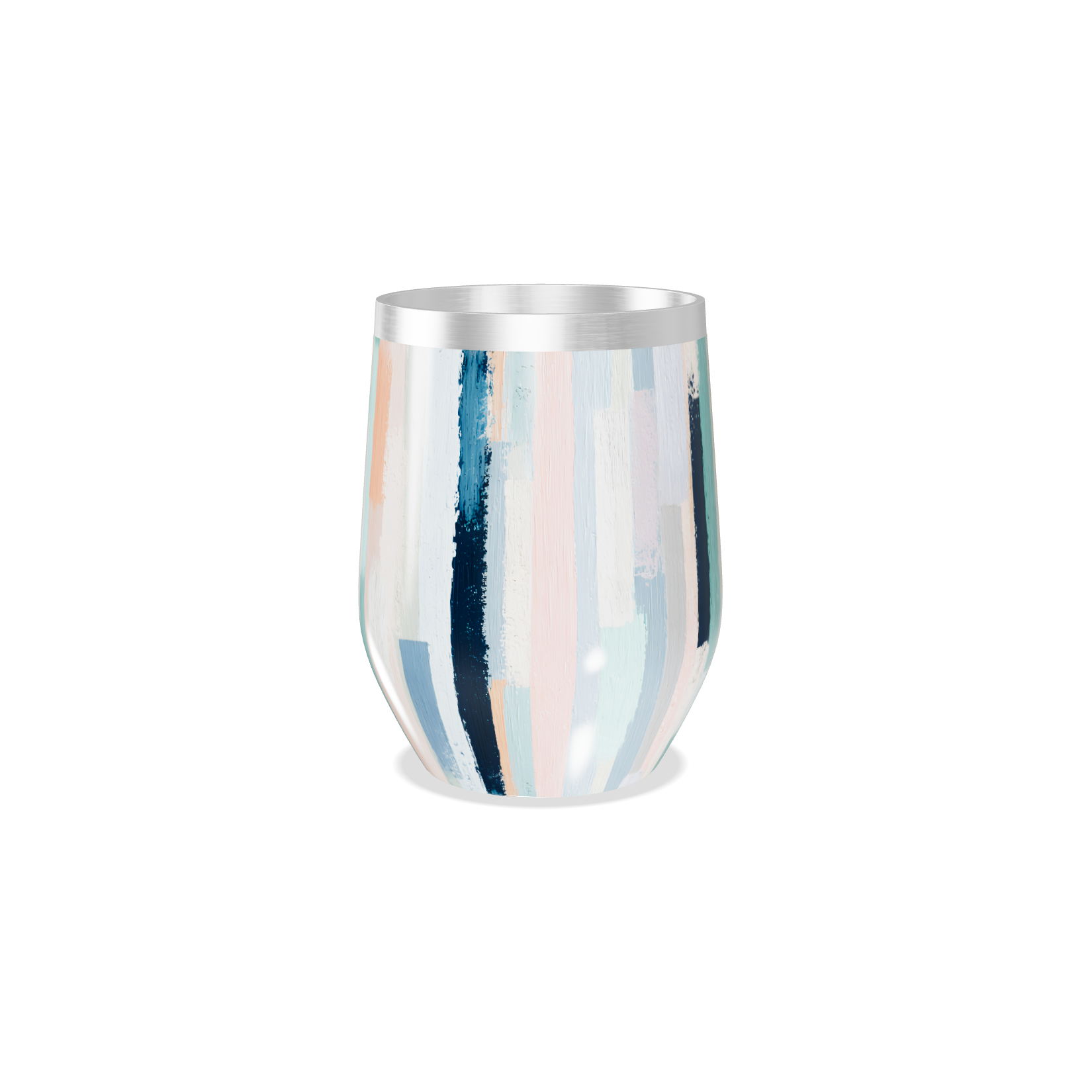 Copo Térmico Slim - Listrado Multicolorido