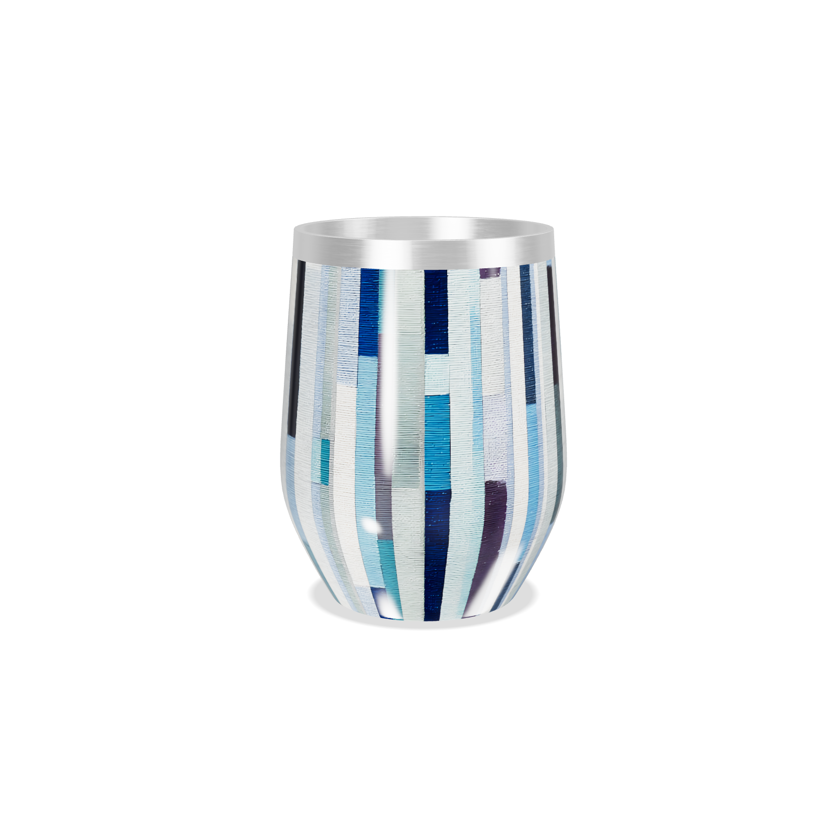 Copo Térmico Slim - Listras Multicoloridas