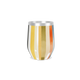 Copo Térmico Slim - Listrado Colorido Inox