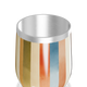 Copo Térmico Slim - Listrado Colorido Inox