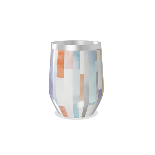 Copo Térmico Slim - Colorido Geométrico Inox