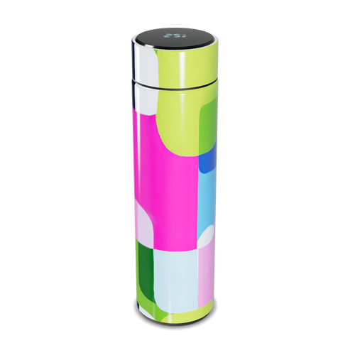 Garrafa Térmica Touch - Colorida com Display Digital