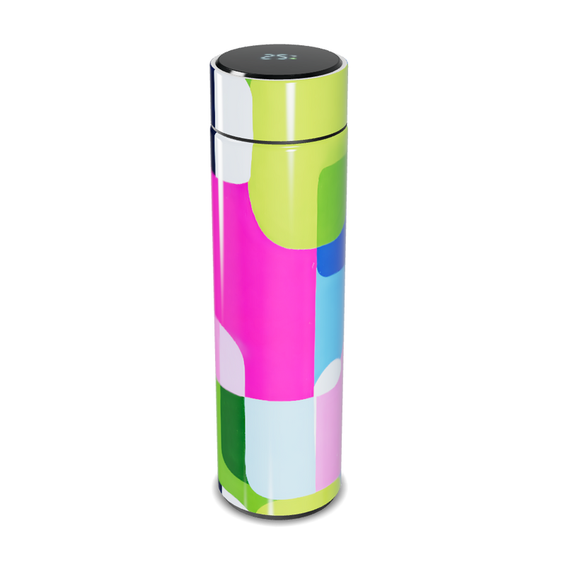 Garrafa Térmica Touch - Colorida com Display Digital