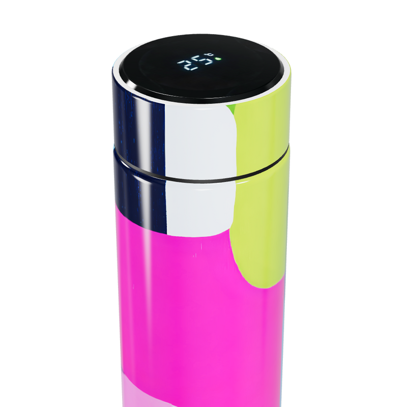Garrafa Térmica Touch - Colorida com Display Digital