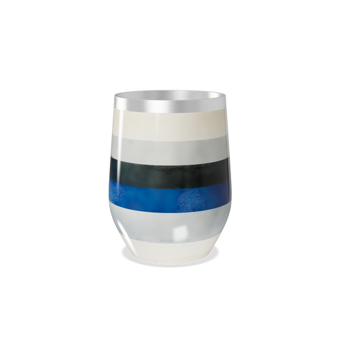 Copo Térmico Slim - Listras Coloridas Inox