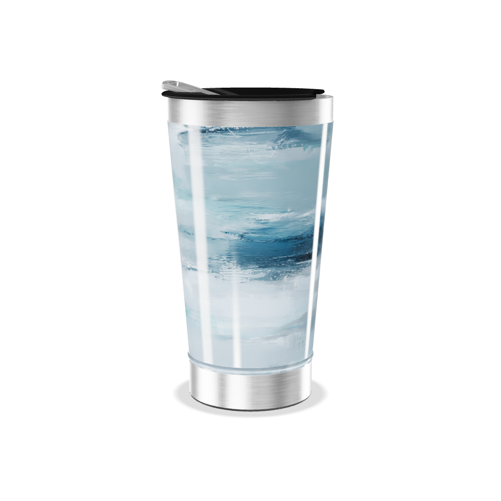 Copo Térmico - Estampa Oceano Azul