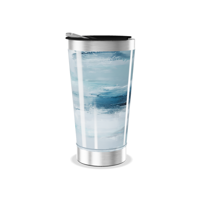 Copo Térmico - Estampa Oceano Azul