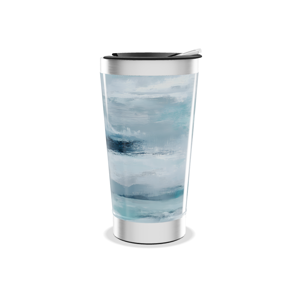 Copo Térmico - Estampa Oceano Azul